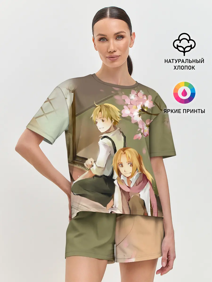 Женская пижама с шортами / Стальной алхимик