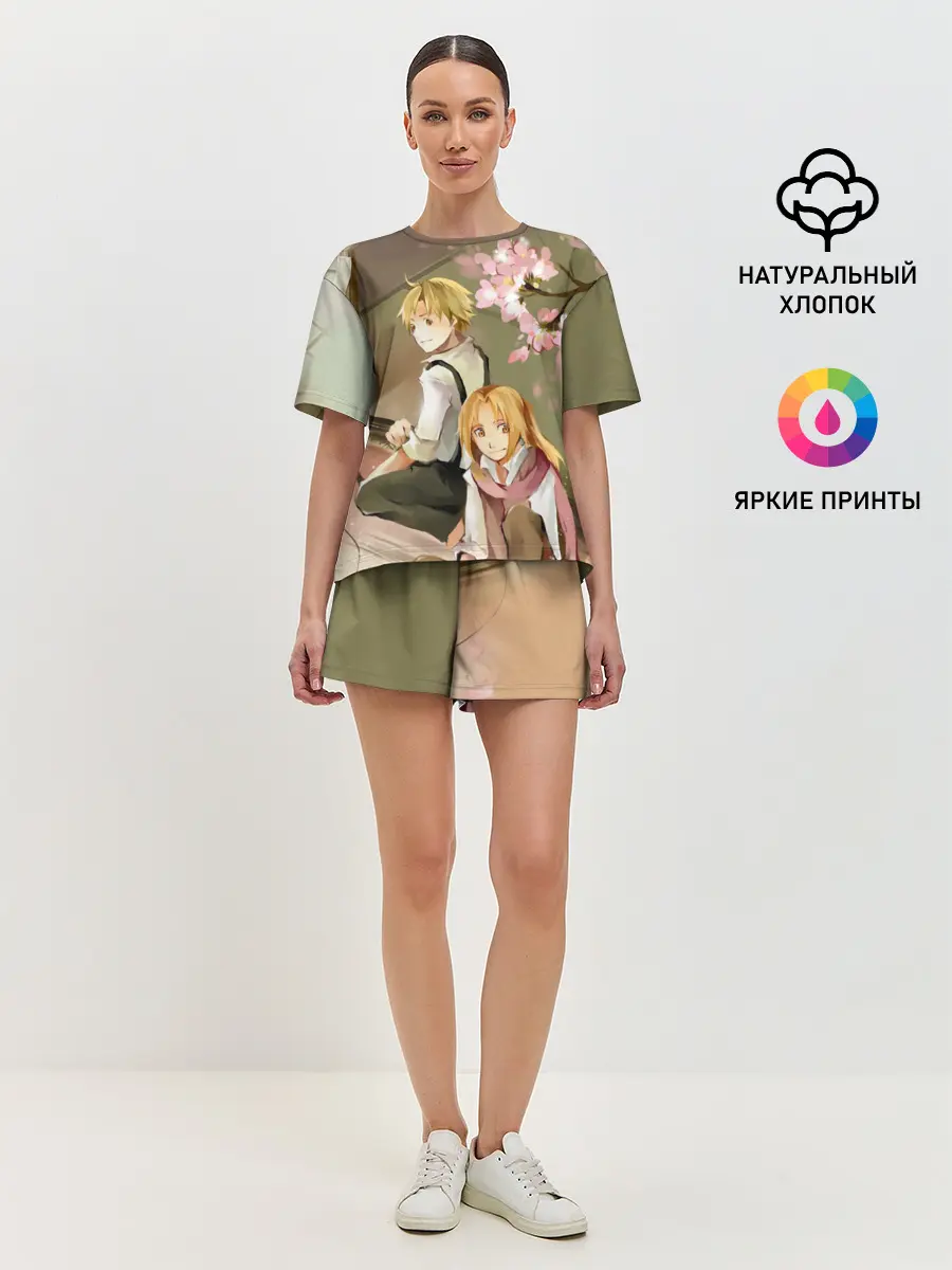 Женская пижама с шортами / Стальной алхимик