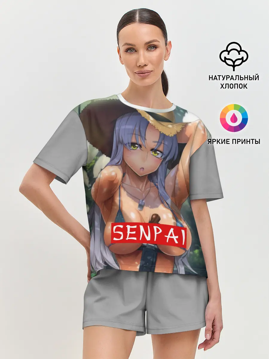 Женская пижама с шортами / Senpai