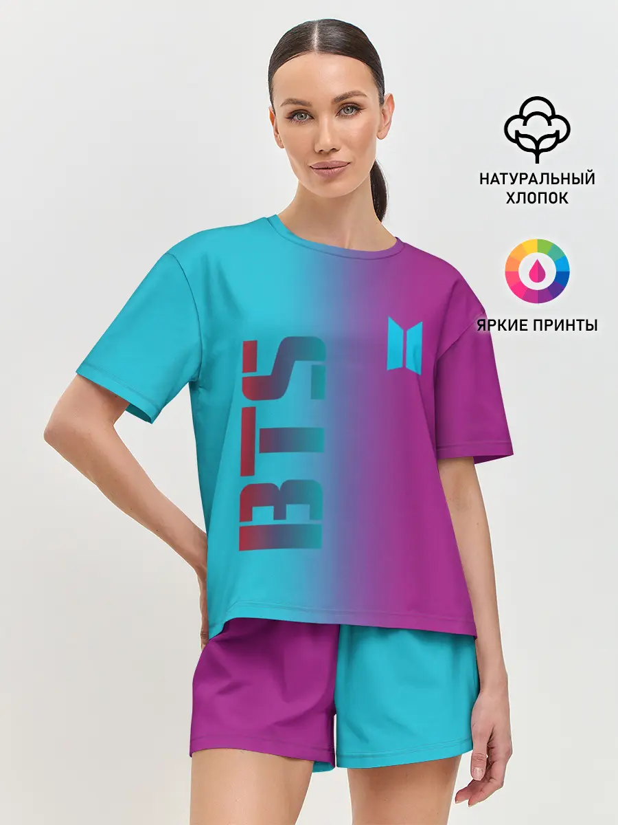 Женская пижама с шортами / BANGTAN BOYS