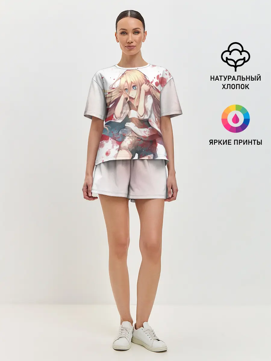 Женская пижама с шортами / ANGELS OF DEATH. Rachel Gardner