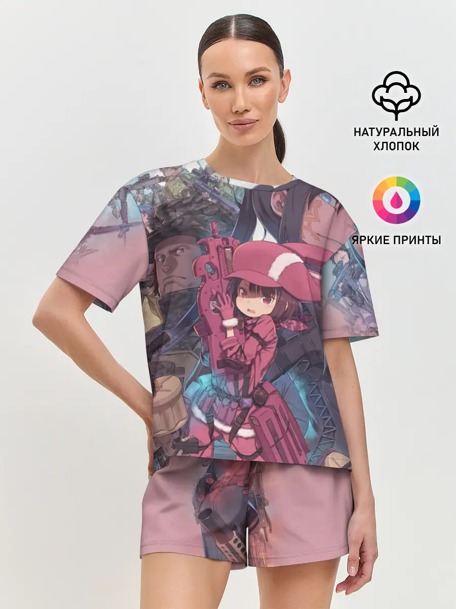 Женская пижама с шортами / Призрачная пуля