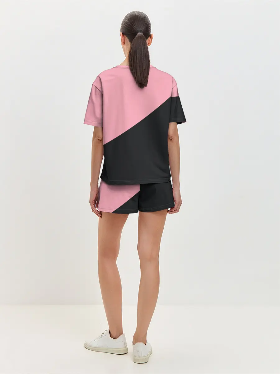 Женская пижама с шортами / Black Pink