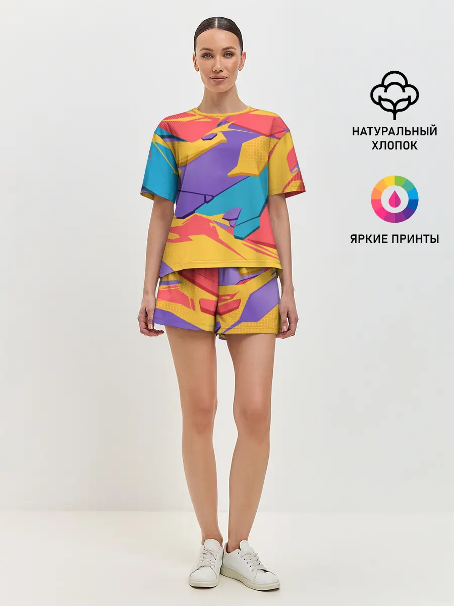 Женская пижама с шортами / Ял