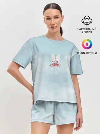 Женская пижама с шортами / BTS