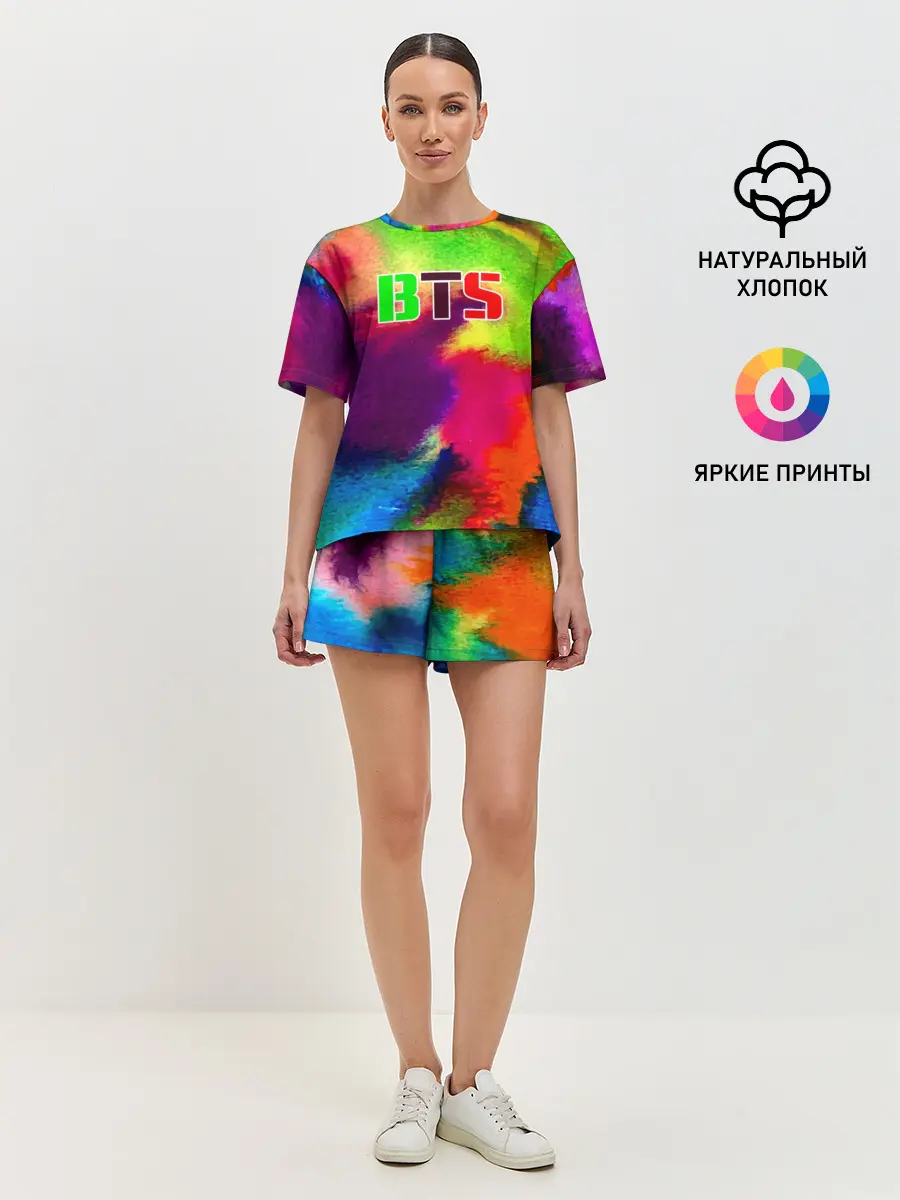 Женская пижама с шортами / BTS