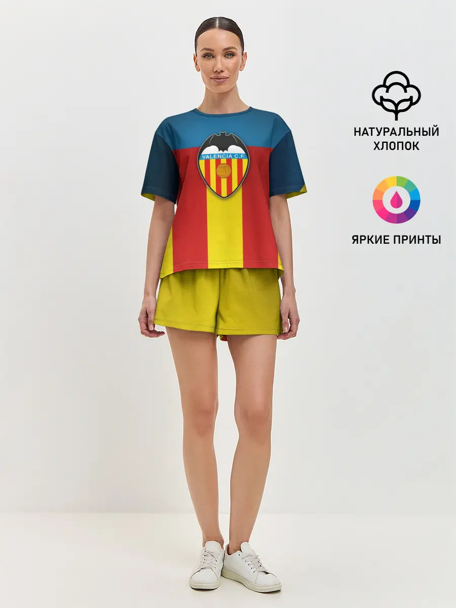 Женская пижама с шортами / Валенсия ФК