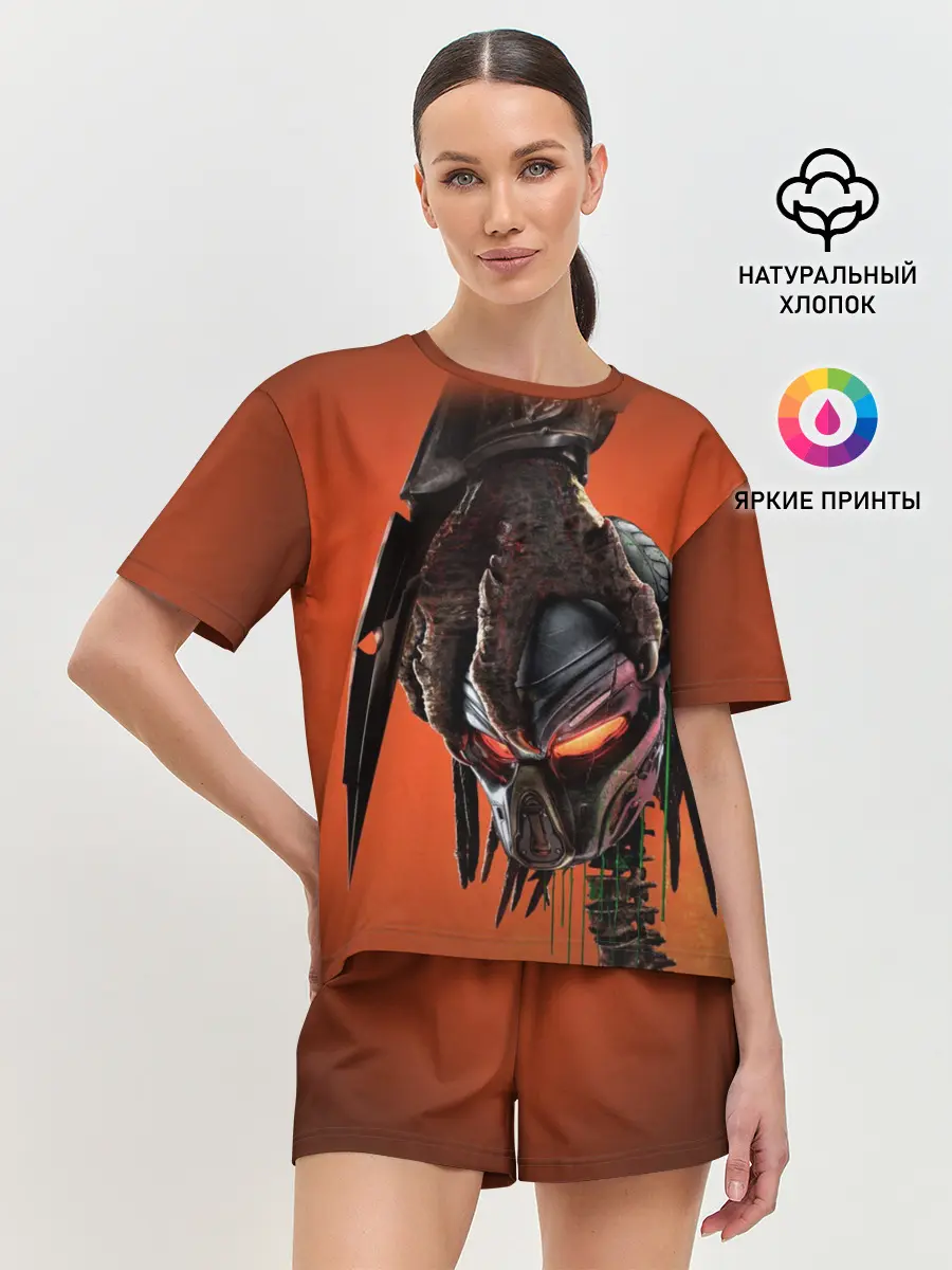 Женская пижама с шортами / Рука хищника