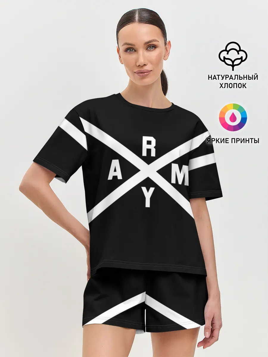 Женская пижама с шортами / BTS ARMY