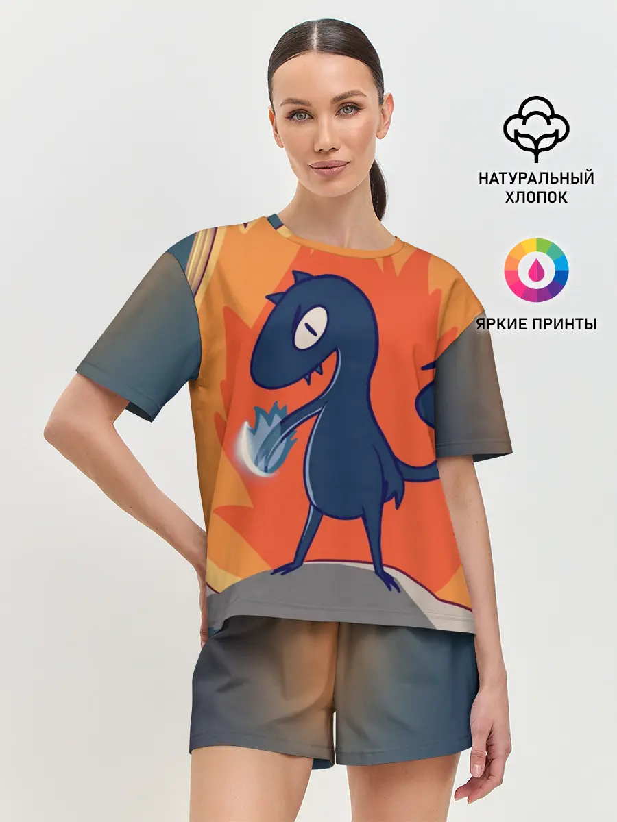 Женская пижама с шортами / Люси