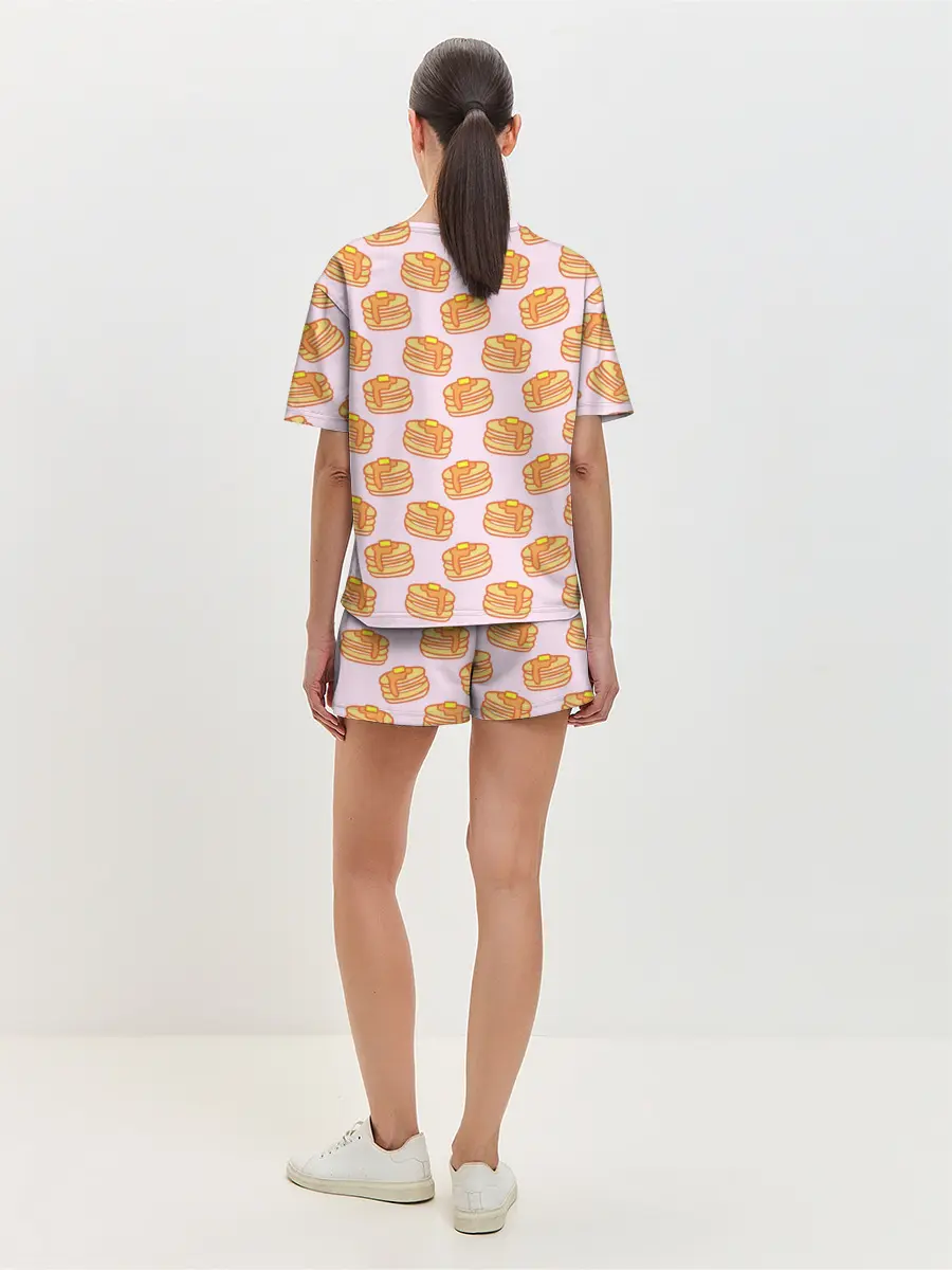 Женская пижама с шортами / Блины