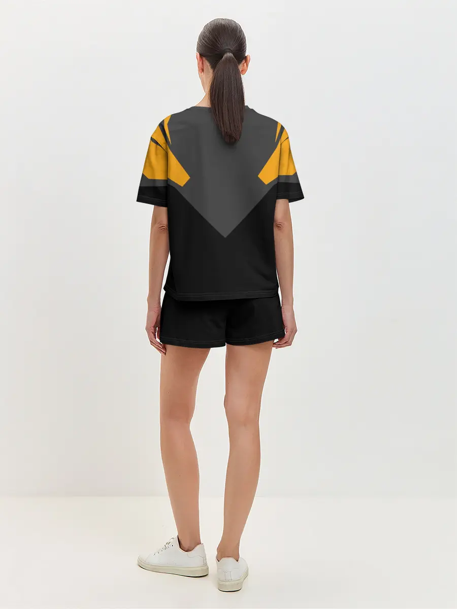 Женская пижама с шортами / Хвост Феи абстрация