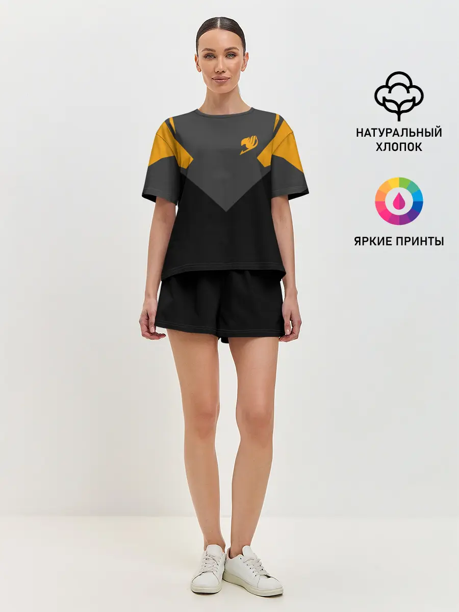 Женская пижама с шортами / Хвост Феи абстрация