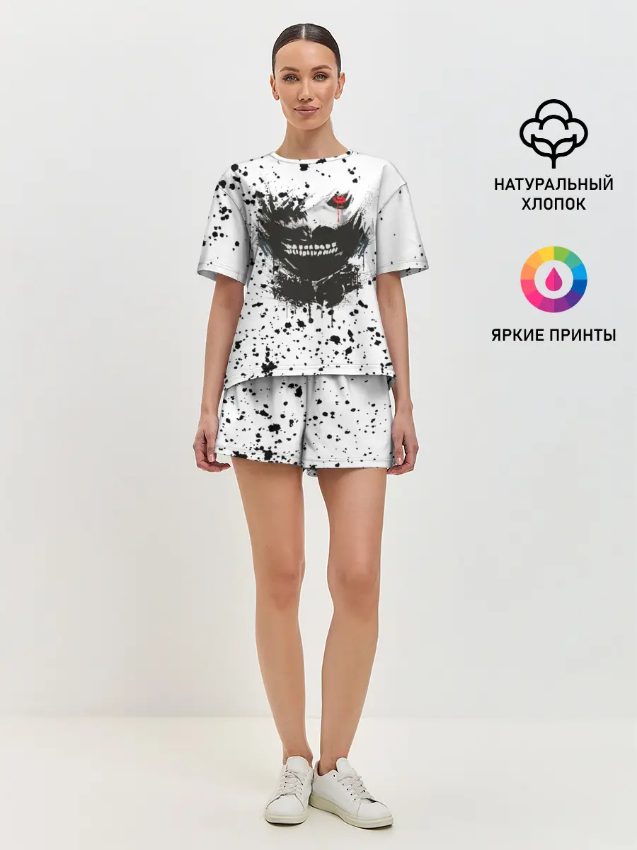 Женская пижама с шортами / Kaneki Ken