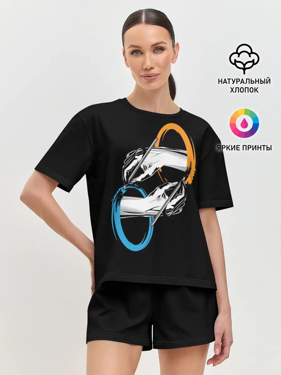 Женская пижама с шортами / Portal