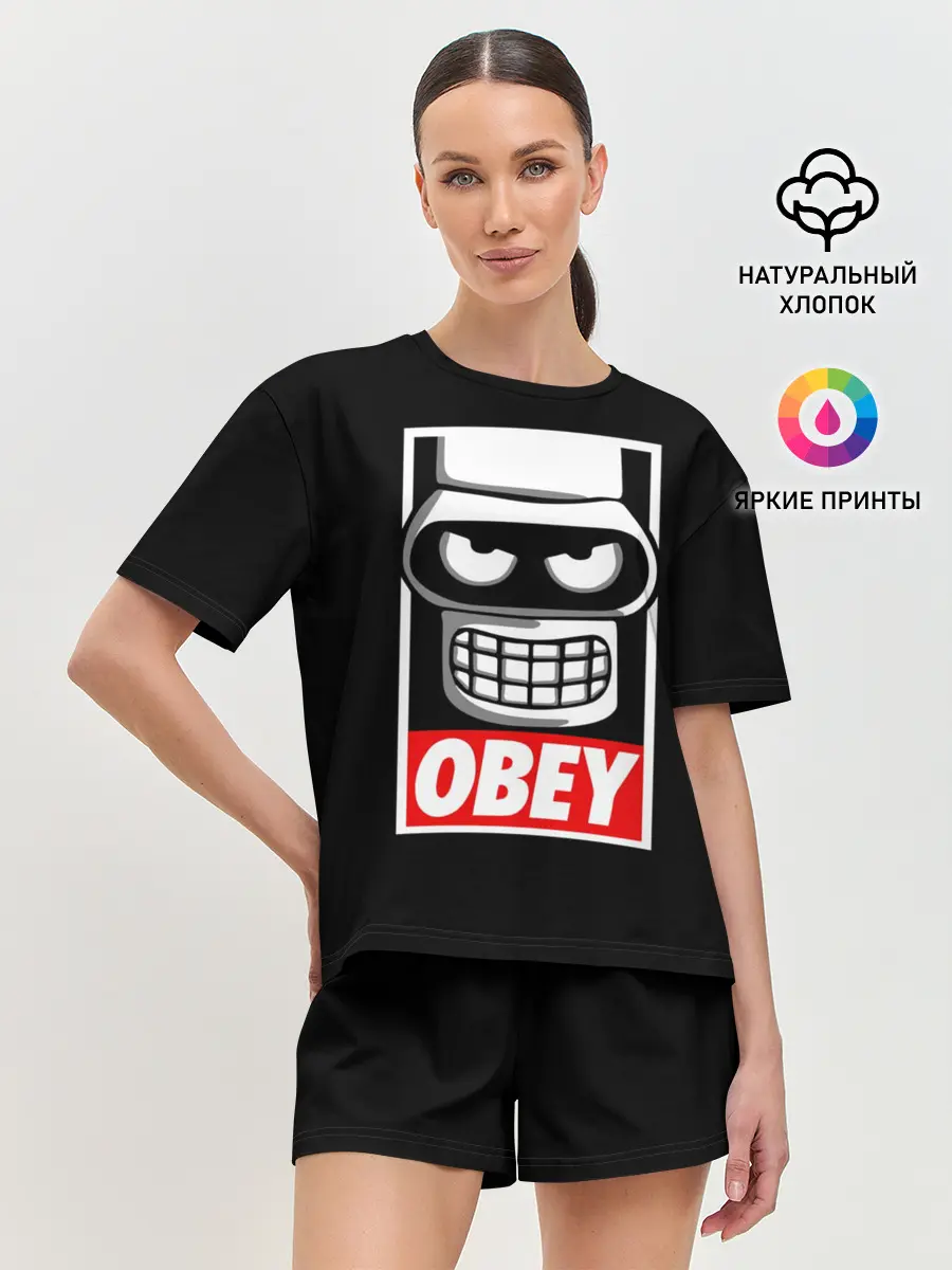 Женская пижама с шортами / Бендер