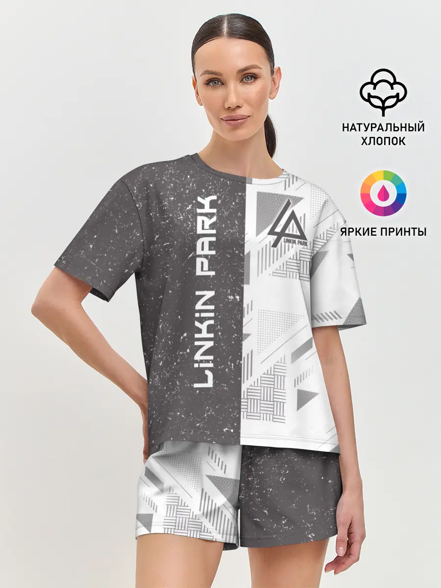 Женская пижама с шортами / Linkin Park