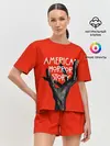 Женская пижама с шортами / Американская История Ужасов