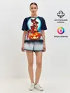 Женская пижама с шортами / Ведьма на тыкве