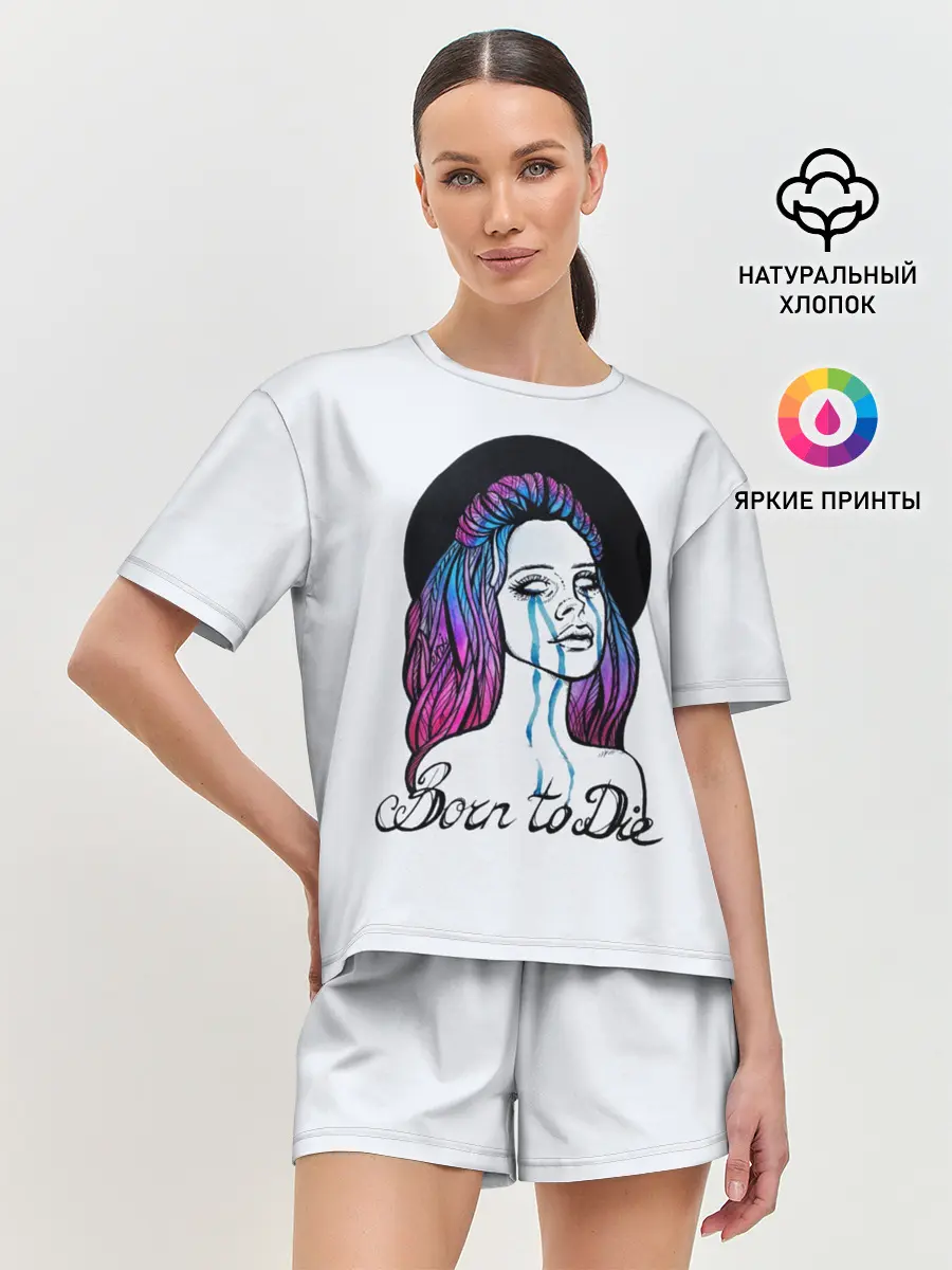 Женская пижама с шортами / Born To Die