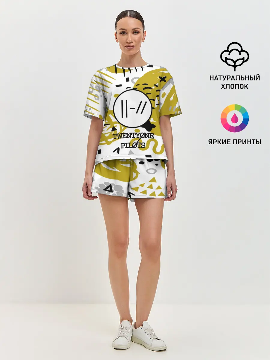 Женская пижама с шортами / Twenty one pilots