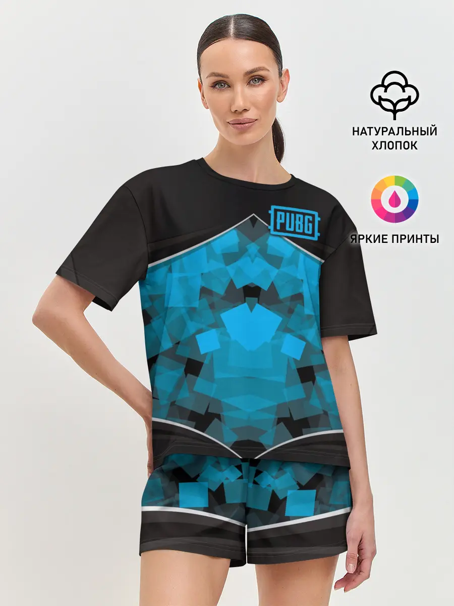 Женская пижама с шортами / PUBG Steel Armor