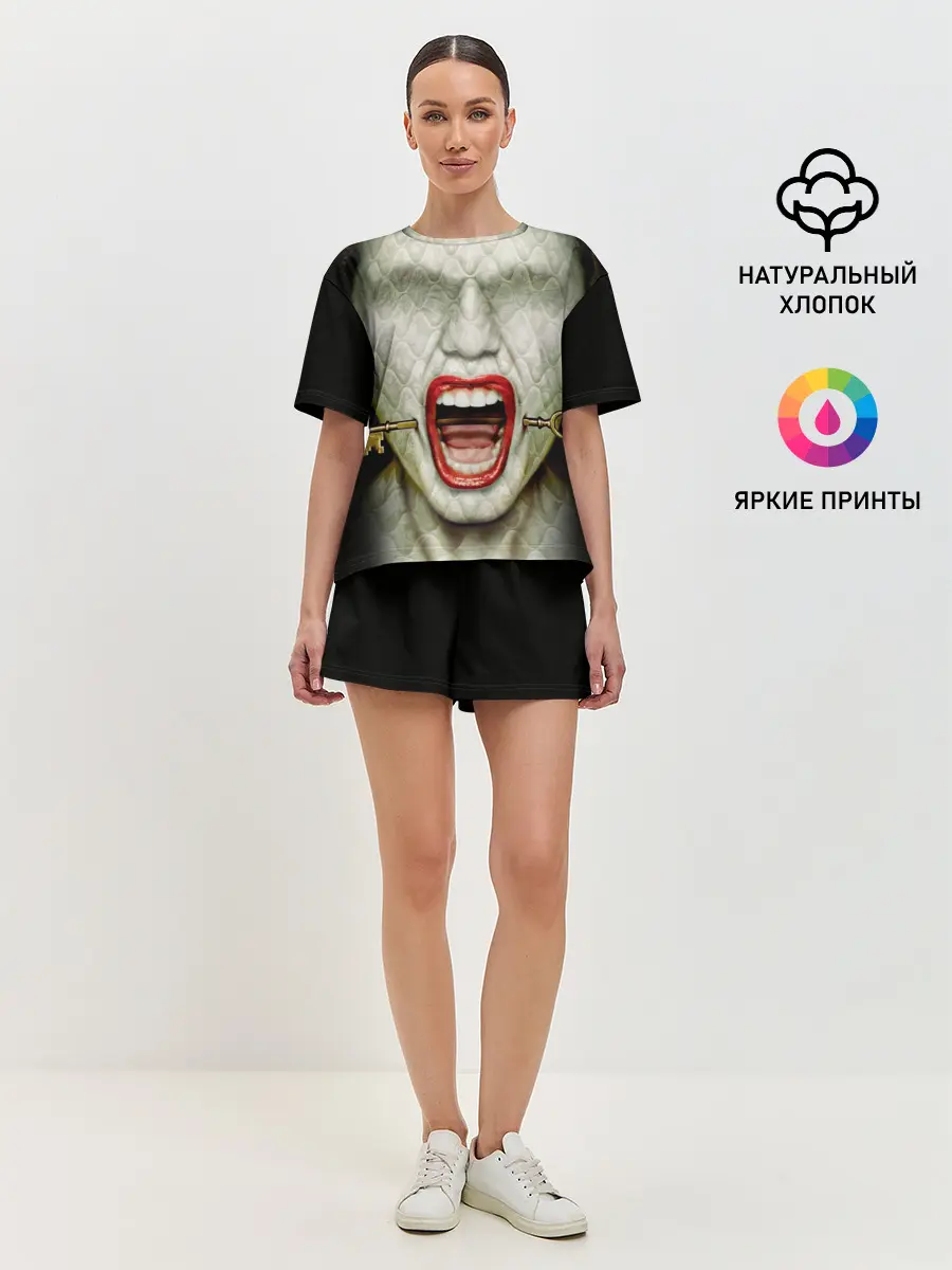 Женская пижама с шортами / American Horror Story
