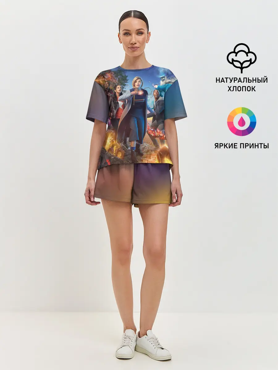 Женская пижама с шортами / Doctor who