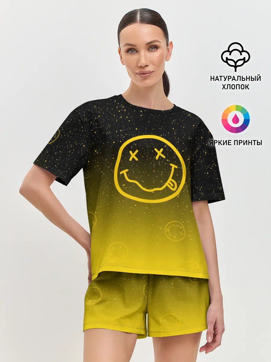 Женская пижама с шортами / NIRVANA SPACE