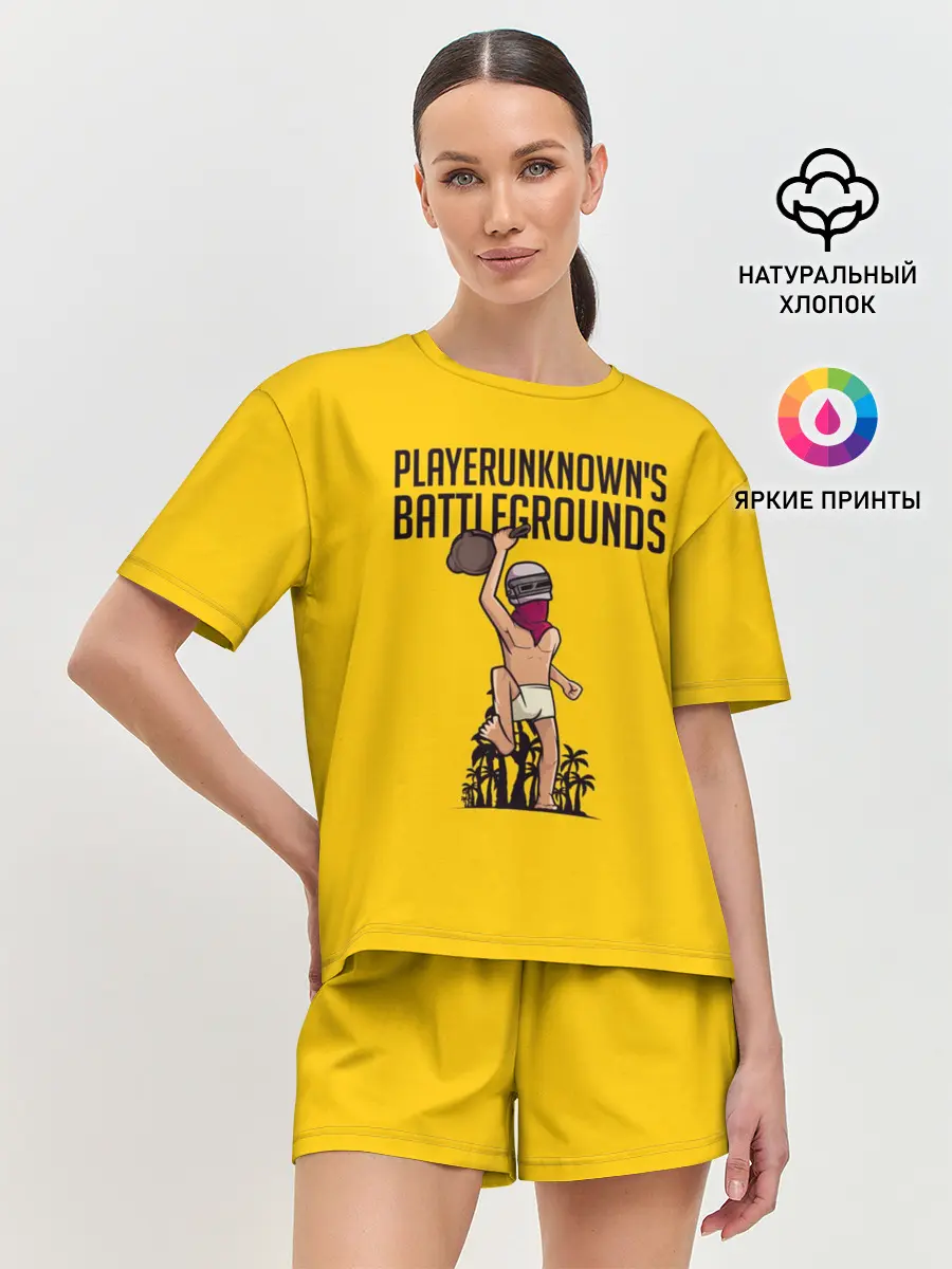 Женская пижама с шортами / PUBG