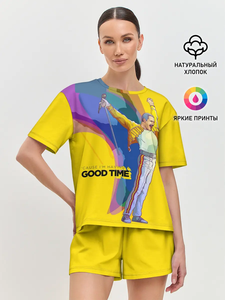 Женская пижама с шортами / Фредди Меркьюри