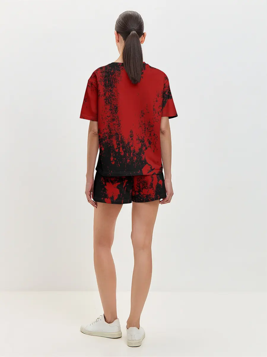 Женская пижама с шортами / Red blood