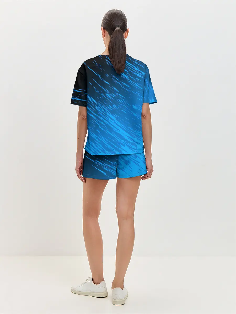 Женская пижама с шортами / Helmet Fairy tail Moon