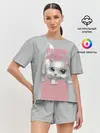 Женская пижама с шортами / Кто сказал Мяу?