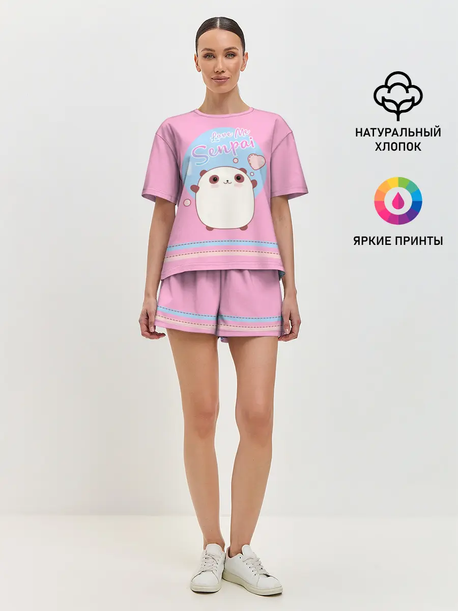 Женская пижама с шортами / Love me