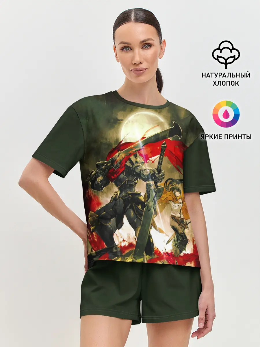 Женская пижама с шортами / Momonga & Narberal Gamma