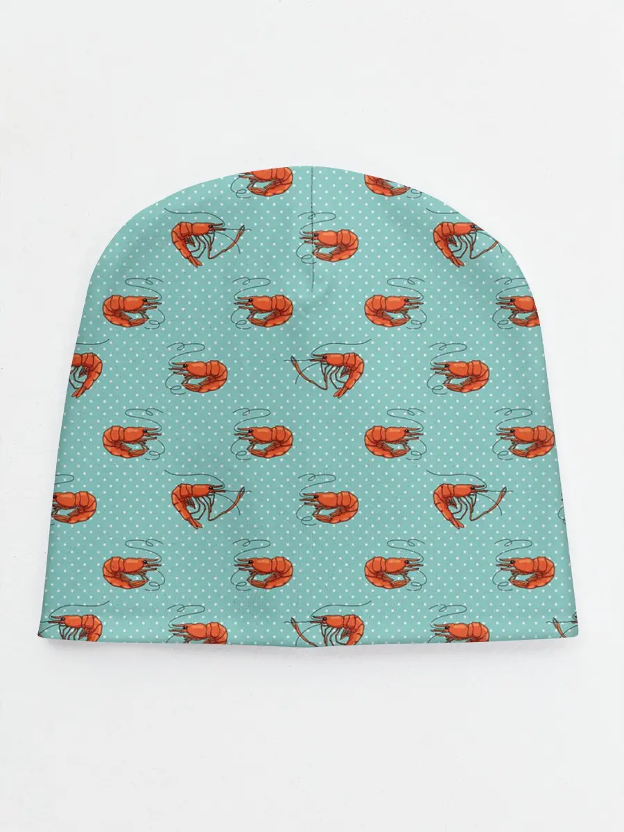 Детская шапка / Креветки паттерн
