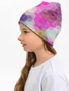 Детская шапка / Абстрактный разноцветный узор