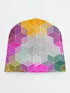 Детская шапка / Абстрактный разноцветный узор