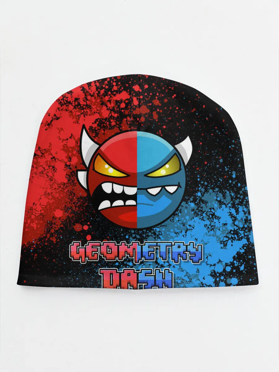 Детская шапка / Geometry Dash