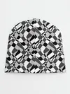Детская шапка / Черно-белый абстрактный узор