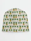 Детская шапка / Узор ретро Ананасы