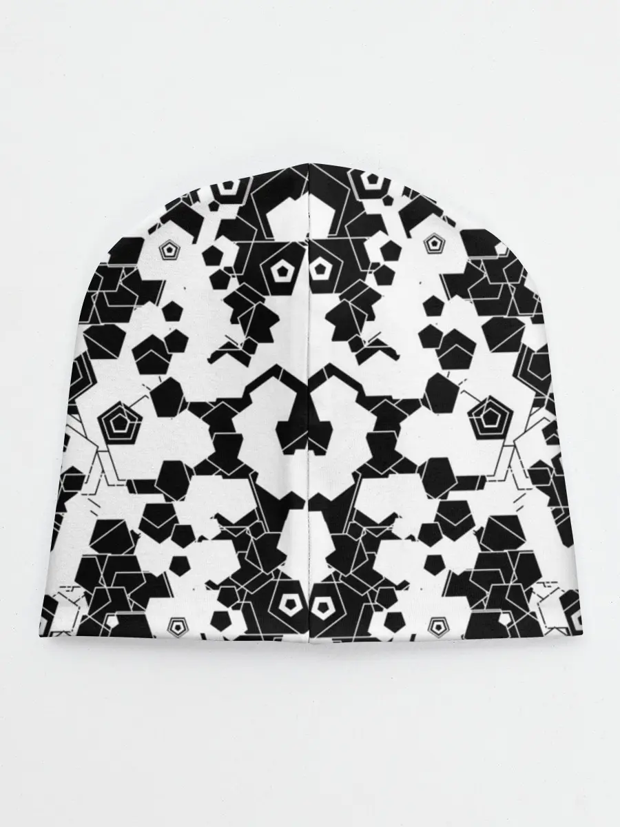 Детская шапка / пятиугольники абстракция