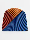 Детская шапка / Комбинированный полосатый узор
