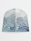 Детская шапка / Синие листья