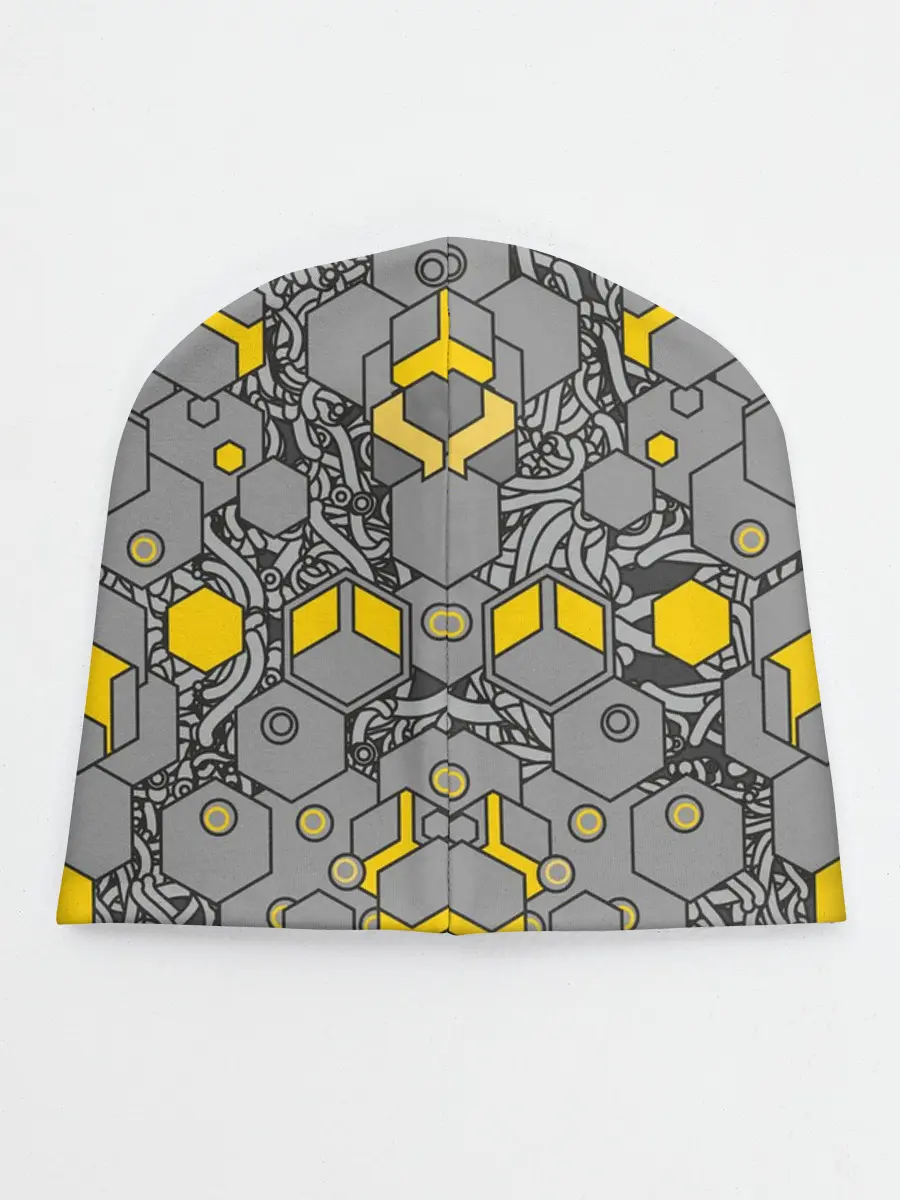 Детская шапка / абстракция киберпанк