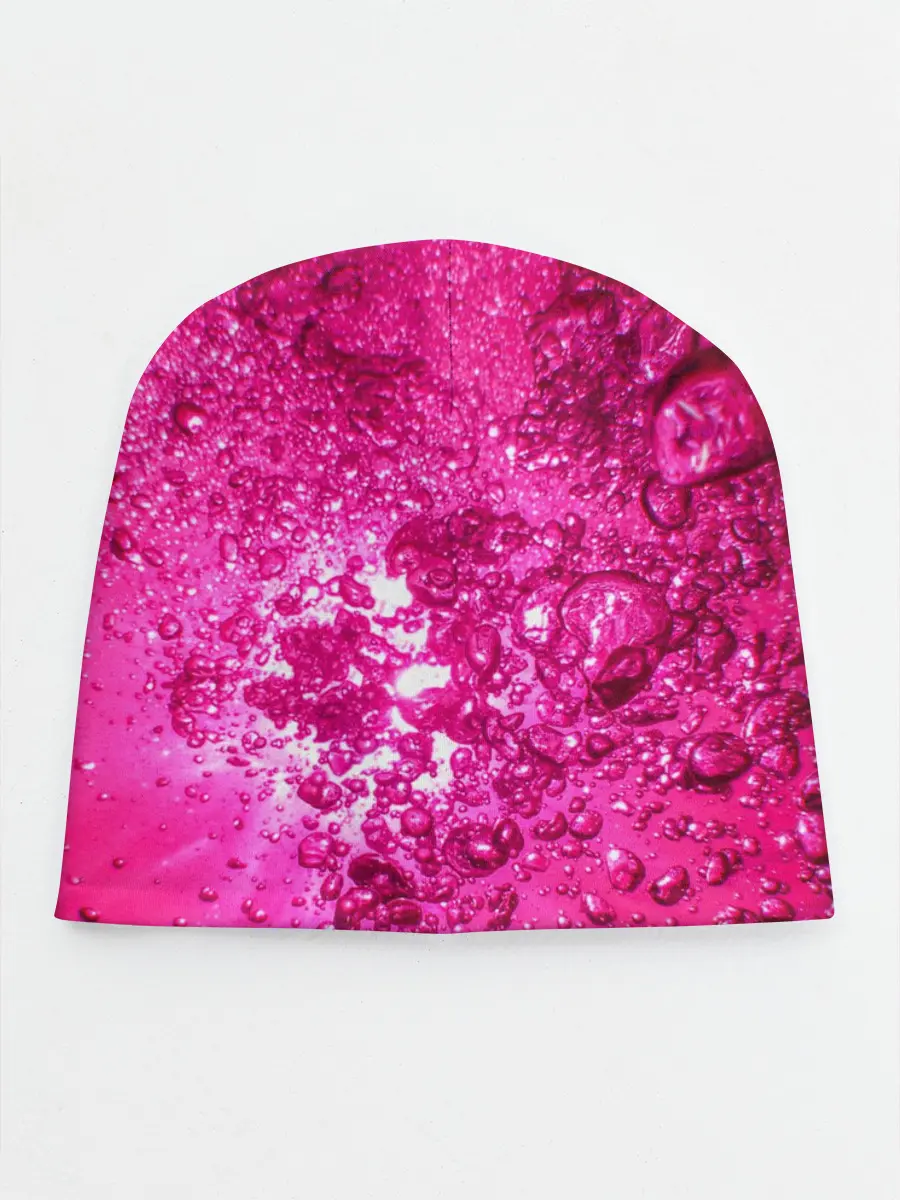 Детская шапка / Розовые Пузырьки