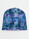Детская шапка / Абстракция - акварельный узор