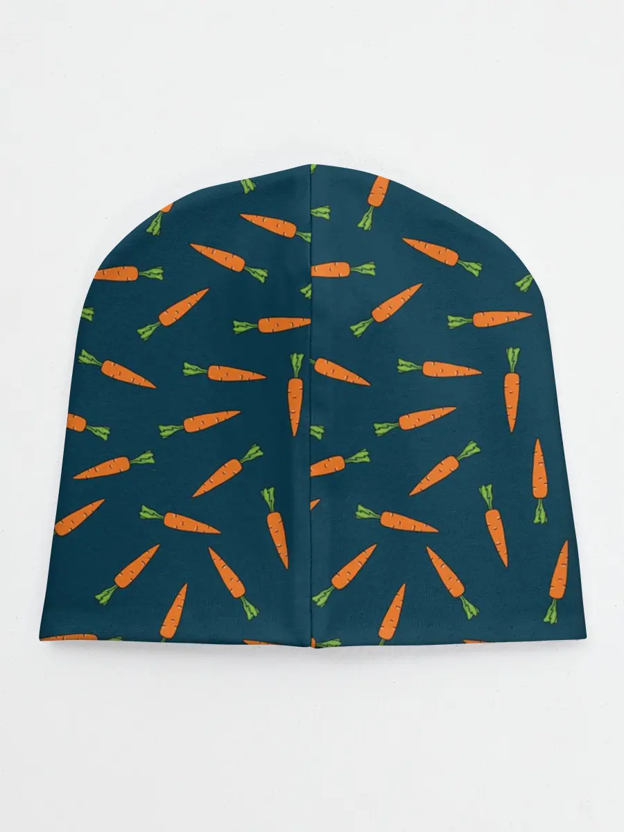 Детская шапка / Морковки паттерн