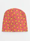 Детская шапка / Лимоны на кораловом